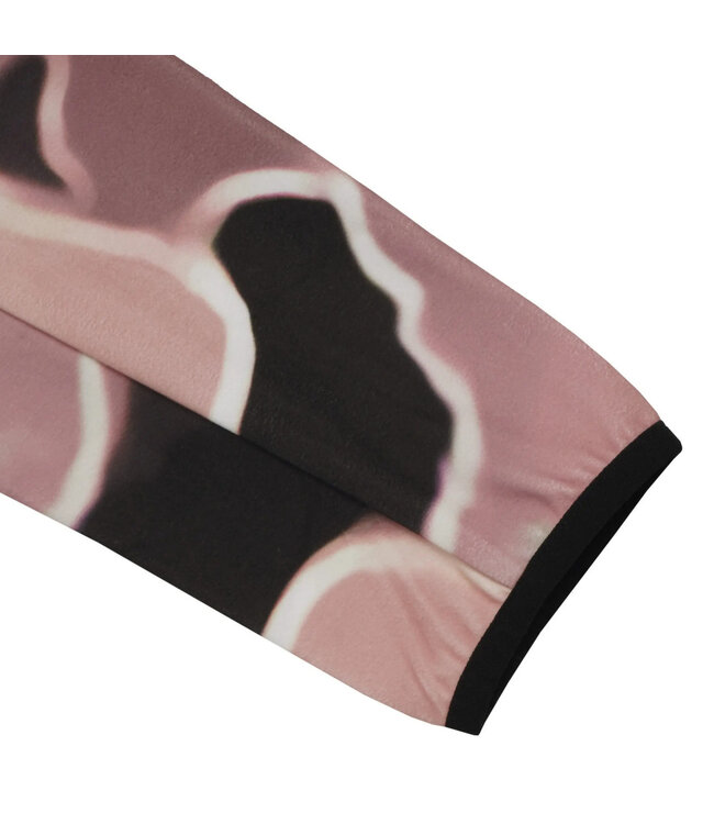 Luhta Luhta Auttoinen Dames Vest Print Peach/Black