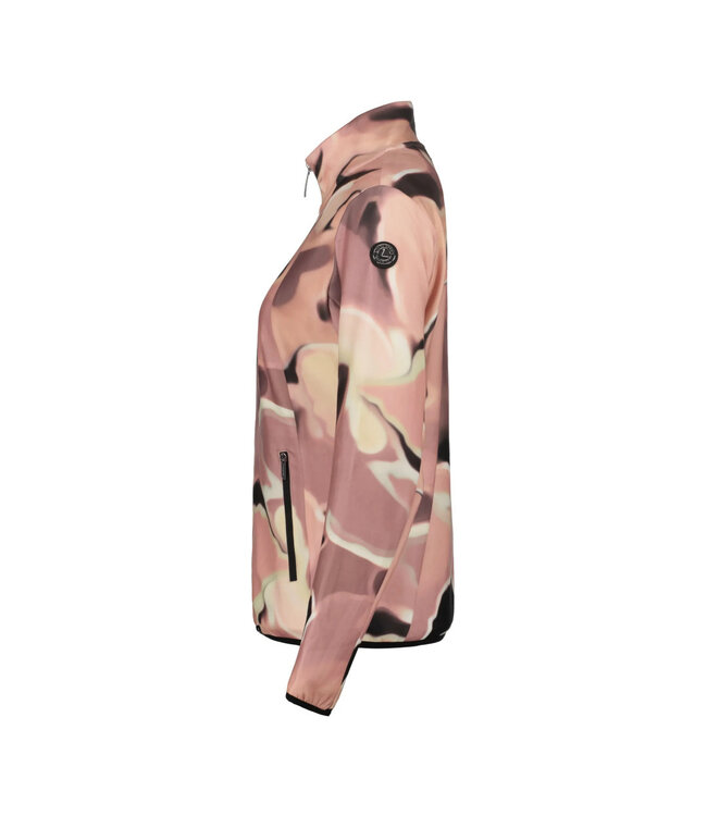 Luhta Luhta Auttoinen Dames Vest Print Peach/Black