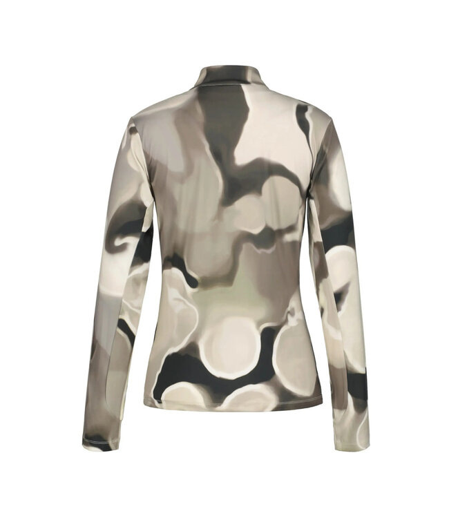 Luhta Luhta Inkere Ski Pully Print Grey/Black