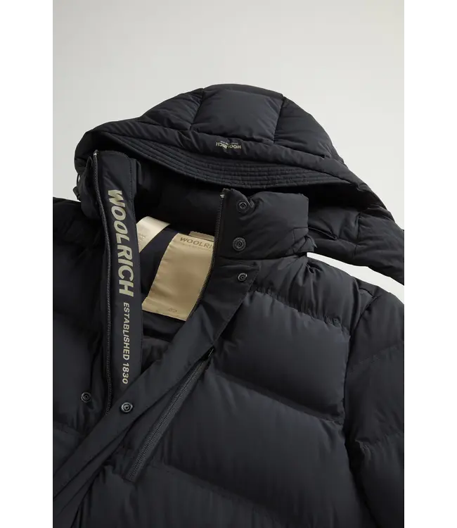 Woolrich Woolrich Heren Matt Stretch Long Winter Puffer Black