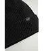 Woolrich Woolrich Knitted Ribbed Beanie Black