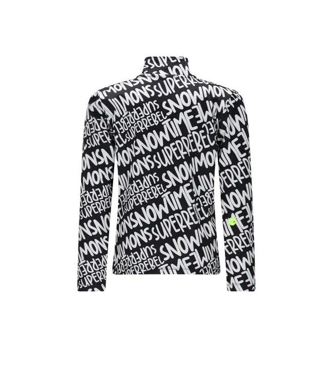 Superrebel Kidsgear Super Rebel  Spurt Ski Sport Pully Snowtime Print