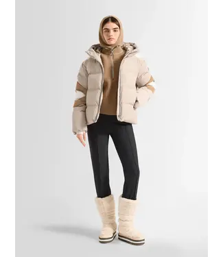 Fusalp Fusalp Women Charloy Down Ski jacket Latte/Chino/Neige