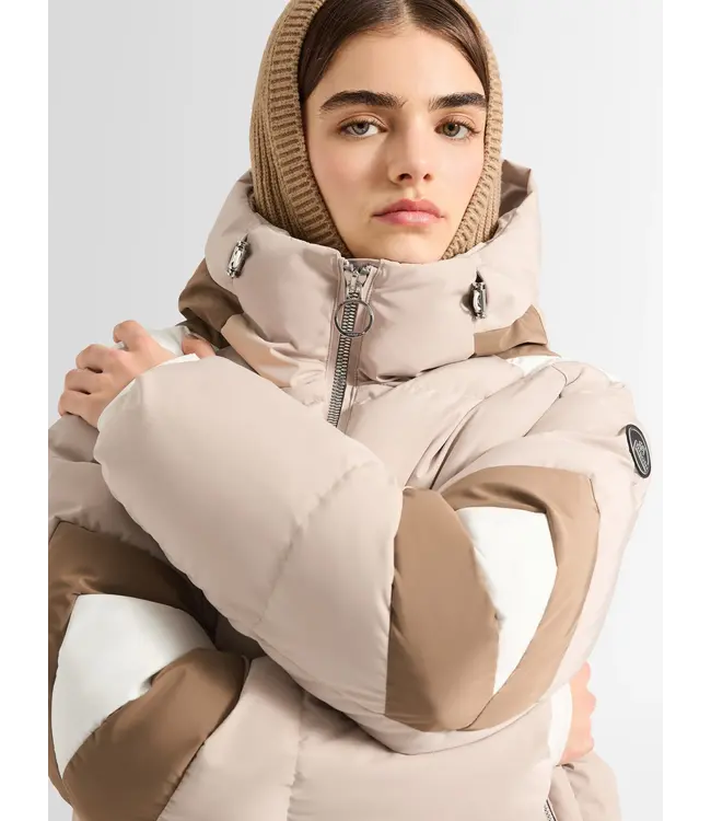 Fusalp Fusalp Women Charloy Down Ski jacket Latte/Chino/Neige