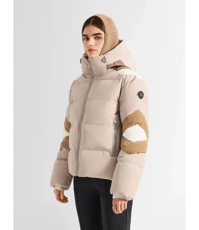 Fusalp Fusalp Women Charloy Down Ski jacket Latte/Chino/Neige