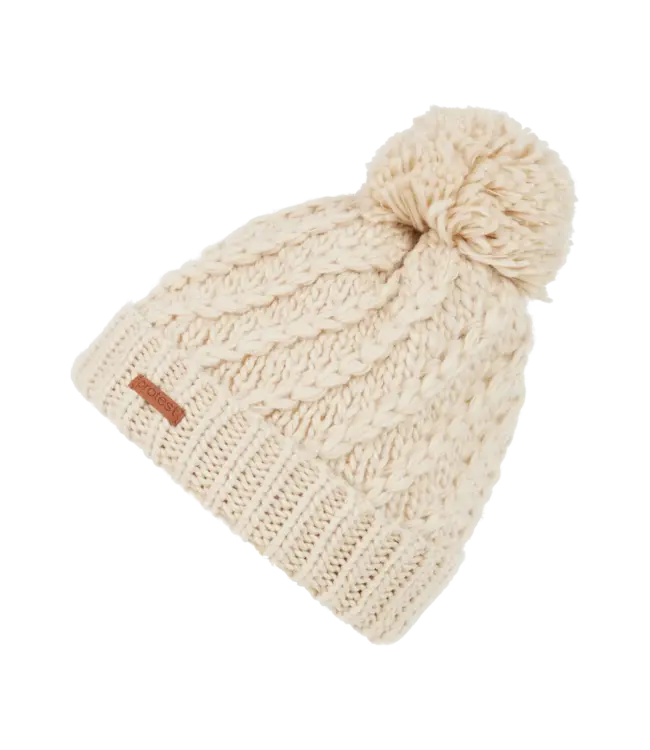 Protest Dames Paisley Beanie Kit offwhite