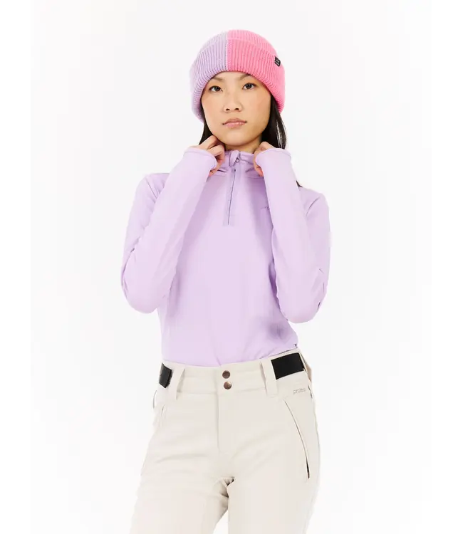 Protest Dames Fabriz 1/4 Zip Pully Thistle Purple