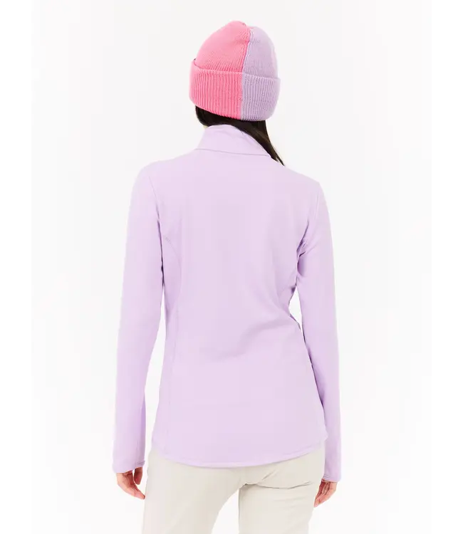 Protest Dames Fabriz 1/4 Zip Pully Thistle Purple