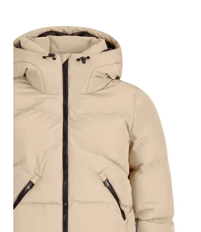Protest Preppy Dames Ski Jacket Bamboo Beige