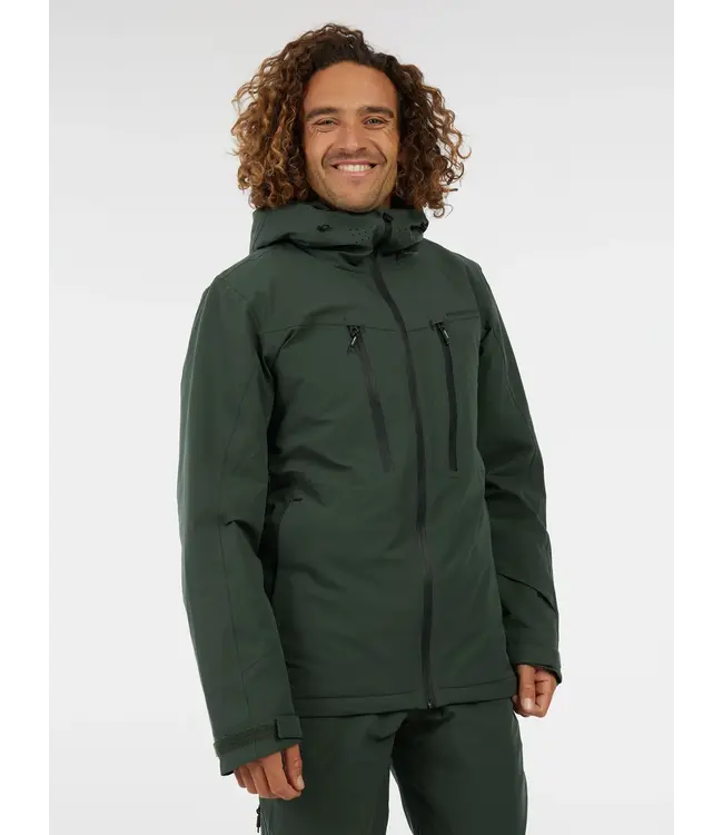 Protest Timothy Men Snowjacket Kale Green