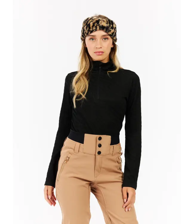 Protest PRTShirley Women 1/4 Zip Active Top True Black