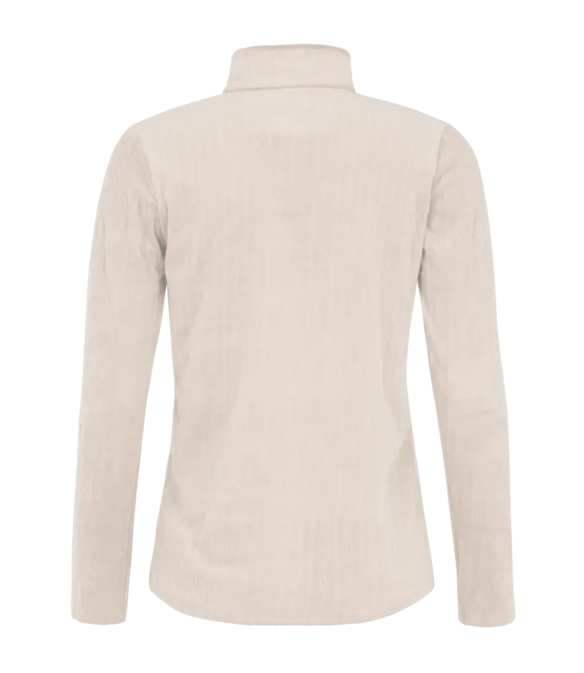 Protest PRTGAIL Women 1/4 Zip Active Top Kit Offwhite