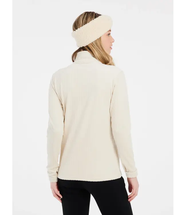 Protest PRTGAIL Women 1/4 Zip Active Top Kit Offwhite