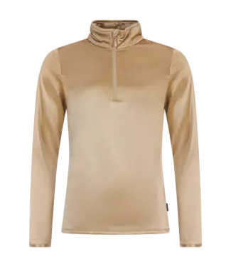 Protest PRTlaga Women 1/4 Zip Active Top Bamboo Beige