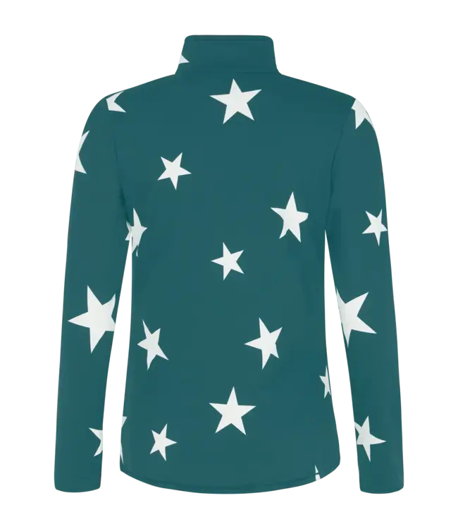 Protest PRTNOON Women 1/4 Zip Active Top Rainstorm Blue