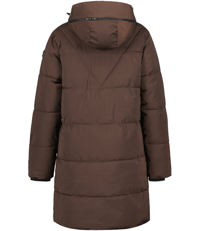 Luhta Luhta Eisele Dames Winterjas Dark Coffee