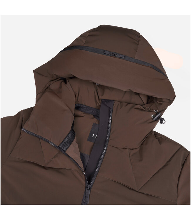 Luhta Luhta Eisele Dames Winterjas Dark Coffee