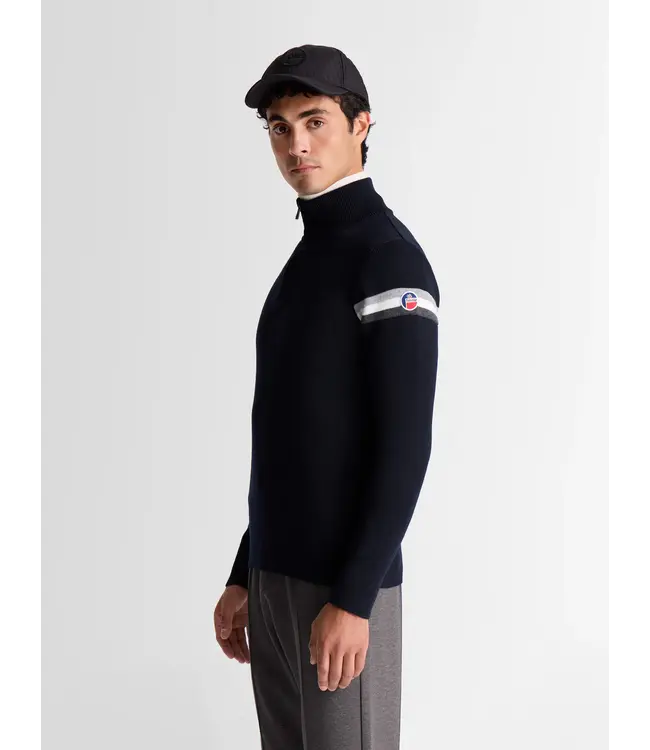 Fusalp Fusalp Wengen IV Men Sweater Marin/Siilice