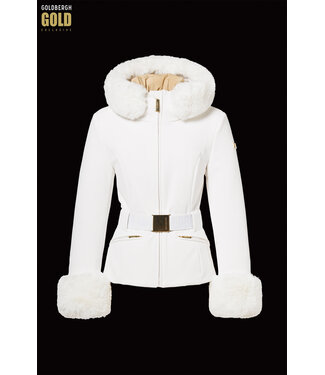 Goldbergh Goldbergh Prezioso Ski Jacket Faux Border Cream - Goldline