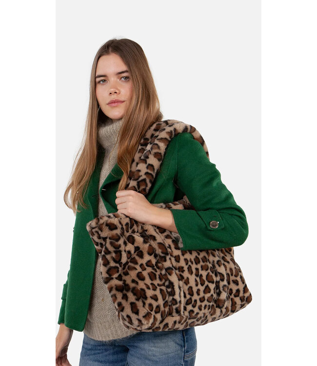 Barts Barts Teddy Print Purida Shopper Leopard Brown