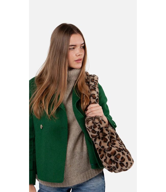 Barts Barts Teddy Print Purida Shopper Leopard Brown