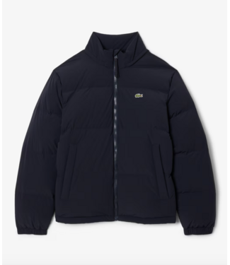 Lacoste Lacoste Waterafstotend Donsjack met Capuchon (rits) Navy