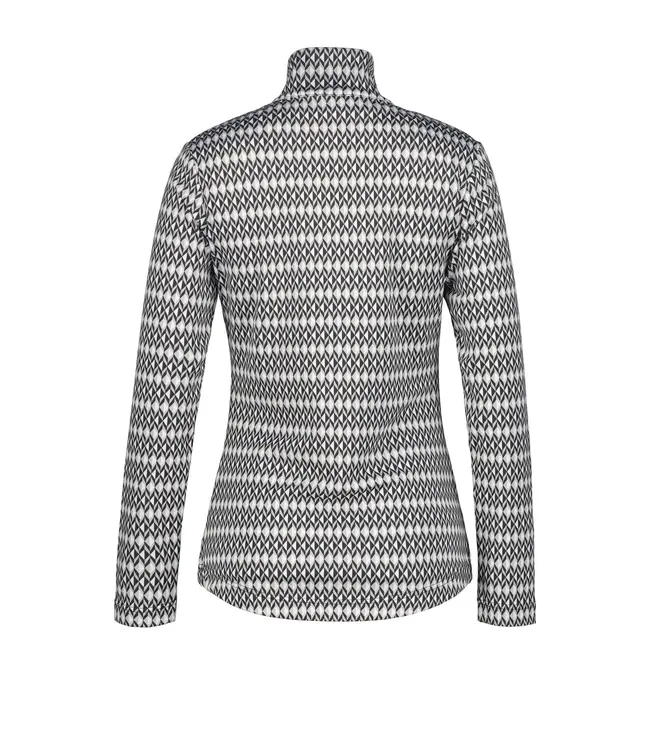 Luhta Luhta Peuratunturi Dames Skipully Print Zwart/Wit