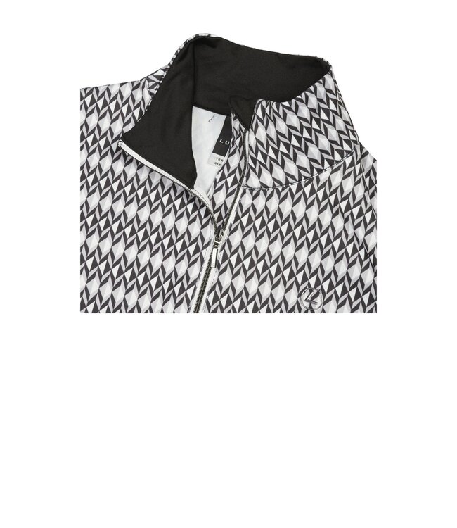 Luhta Luhta Peuratunturi Dames Skipully Print Zwart/Wit