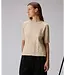 Peuterey Peuterey Dames Daumes Short Sleeve Sweater Sesamo