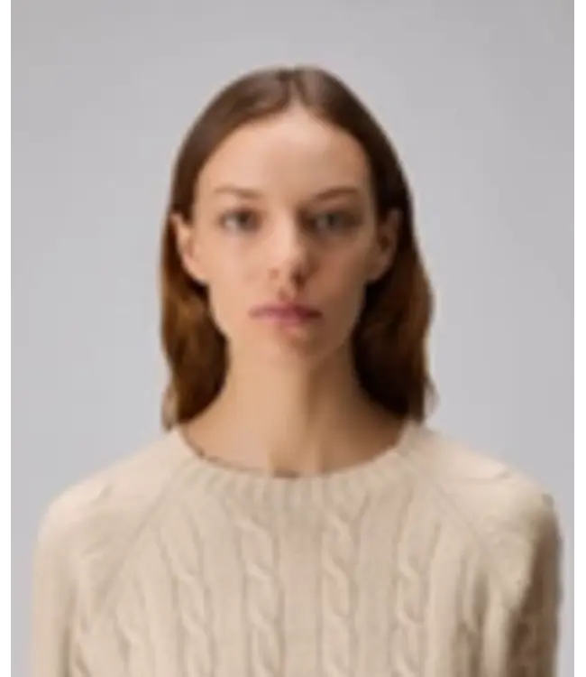 Peuterey Peuterey Dames Daumes Short Sleeve Sweater Sesamo