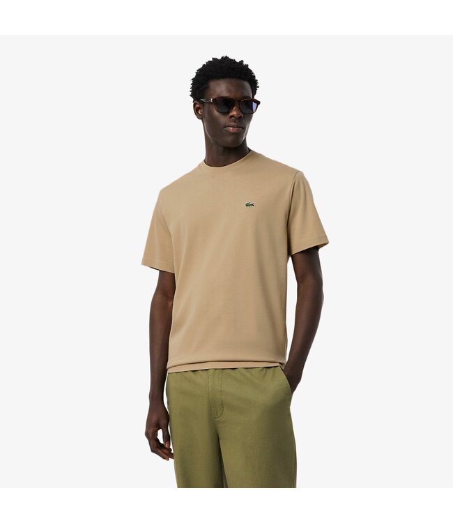 Lacoste Lacoste Heren Men T-shirt Beige