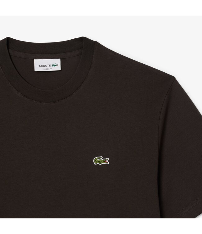 Lacoste Lacoste Heren Men T-shirt Marron / Brown