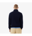 Lacoste Lacoste Heren Sweater Rib Interlock Half Zip Dark Navy