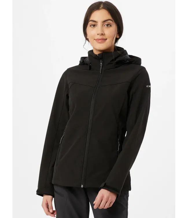 Icepeak Icepeak Dames Brenham Softshell Winter Jack Black