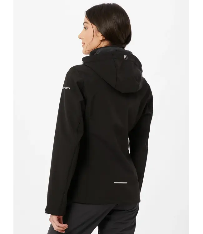 Icepeak Icepeak Dames Brenham Softshell Winter Jack Black