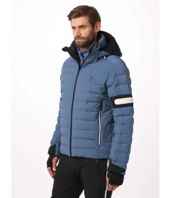 Toni Sailer Toni Sailer GIDEON Men Ski Jacket Blue Metal
