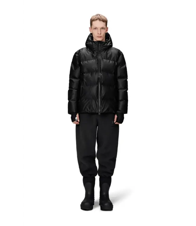 Rains Rains Uni Alta Puffer Jacket W3T3 Black Grain
