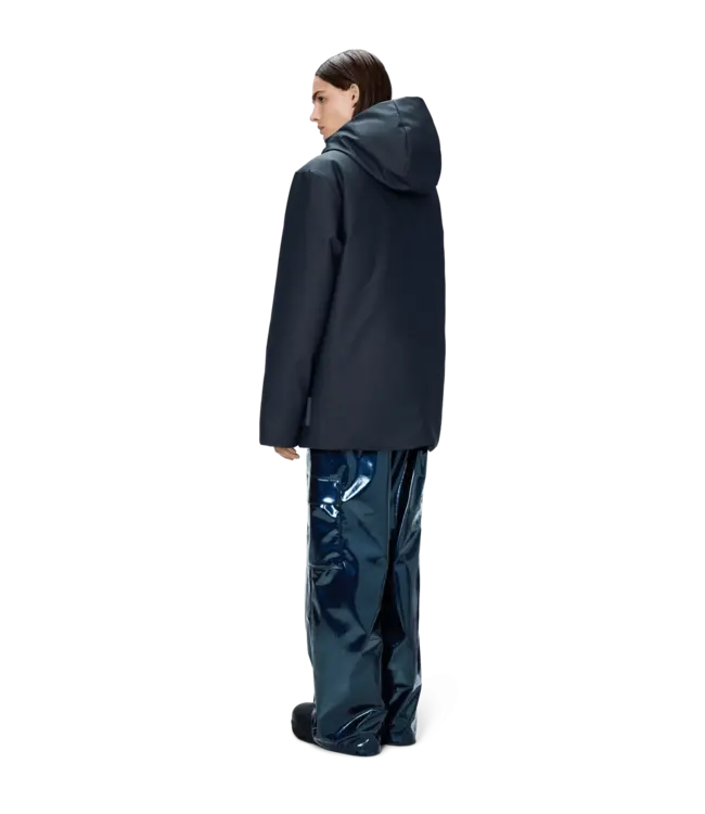 Rains Rains Nome Parka  W3T3 Matt Navy