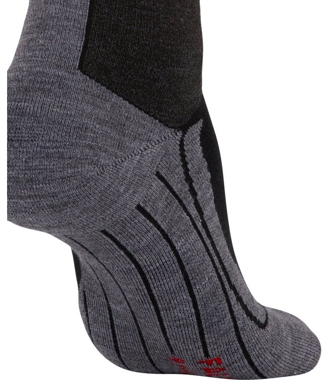 Falke Falke Skisokken Dames Sk4 Zwart/Grijs