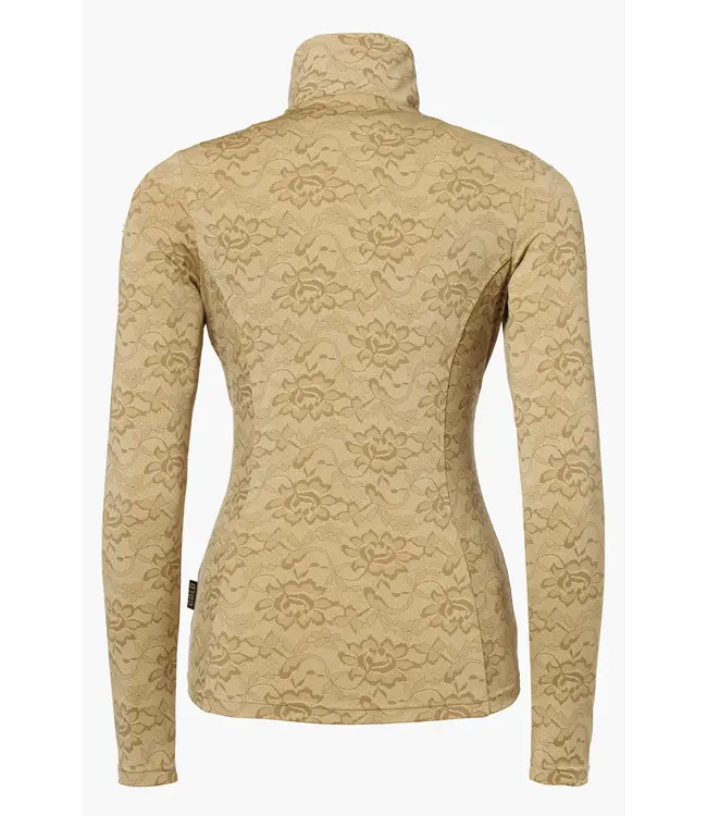 Goldbergh Goldbergh Gold Fascino Ski Pully Lace Caramello