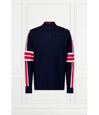 Airforce Sport Airforce Sport Men Ski Cooper Knit Trui Blue