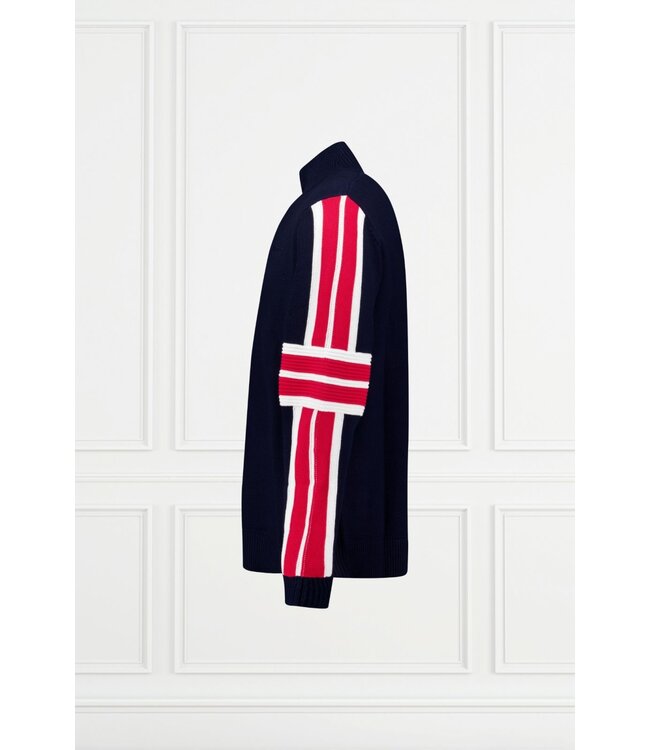 Airforce Sport Airforce Sport Men Ski Cooper Knit Trui Blue