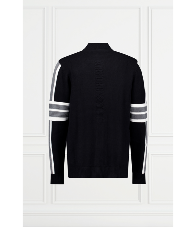 Airforce Sport AIrforce Sport Men Ski Cooper Knit Trui Black