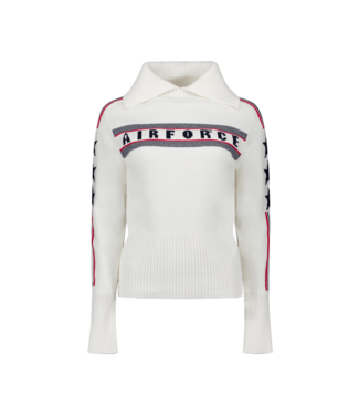 Airforce Sport Airforce Eldora Mountain Knit Women Sweater White