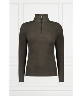 Airforce Sport Airforce Ruby Ribbed Lady Ski Pully Beluga/Black