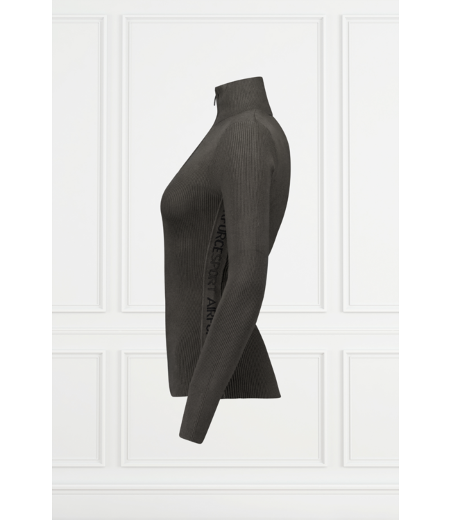 Airforce Sport Airforce Ruby Ribbed Lady Ski Pully Beluga/Black