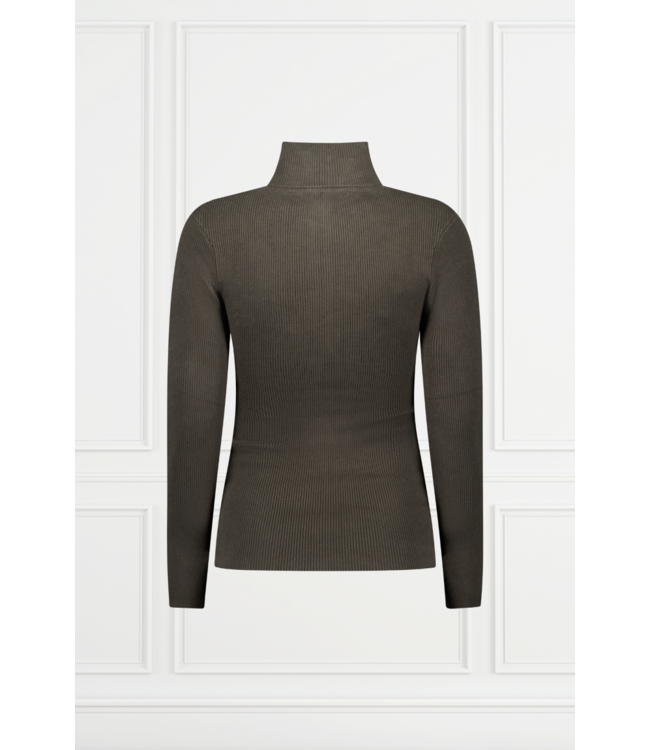 Airforce Sport Airforce Ruby Ribbed Lady Ski Pully Beluga/Black