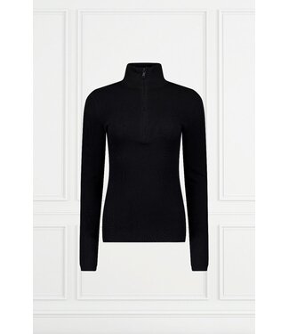 Airforce Sport Airforce Ruby Ribbed Lady Ski Pully Black/White