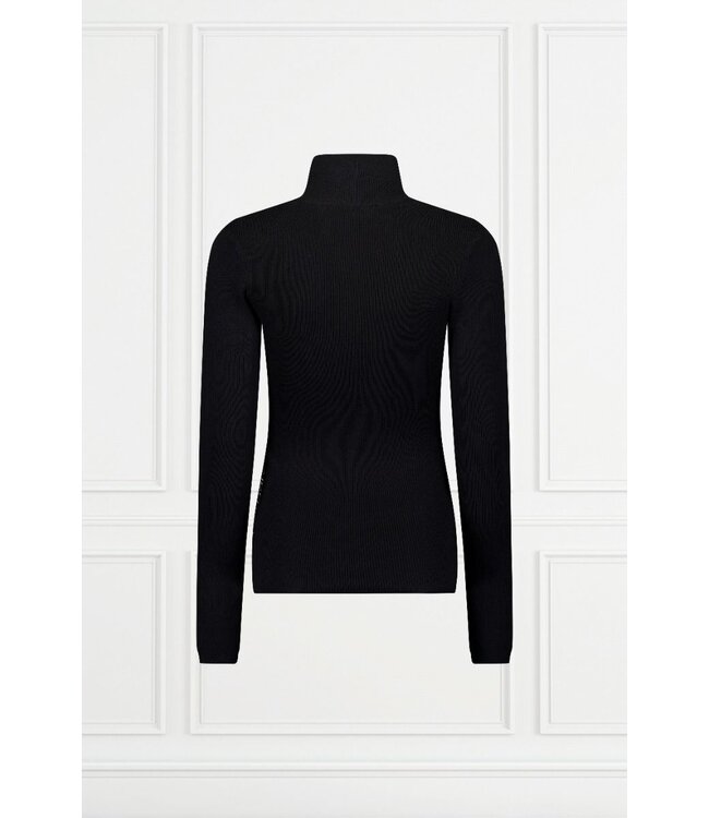 Airforce Sport Airforce Ruby Ribbed Lady Ski Pully Black/White