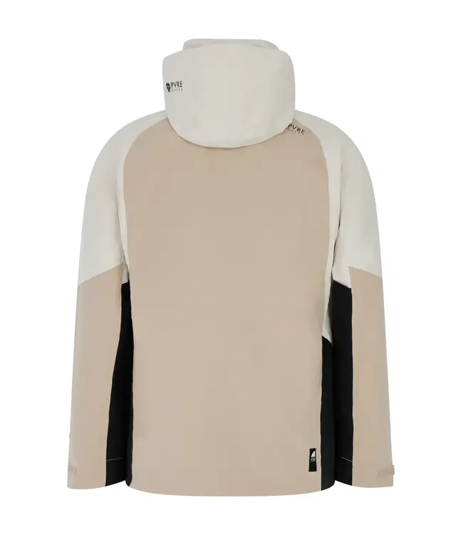 Protest Throw Men Snowjacket Bamboo Beige Brown